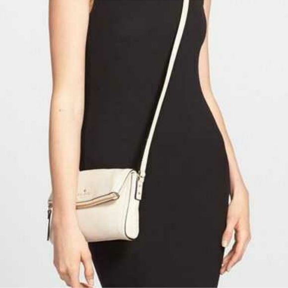 Kate Spade Cream Leather Crossbody - Picture 2 of 10